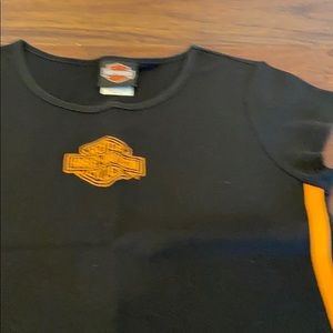 Harley Davidson women’s logo tee XS.